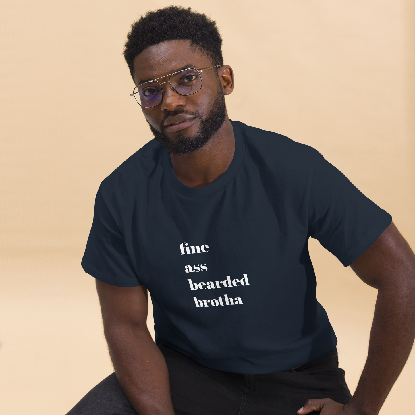 (FABB) Fine Ass Bearded Brotha Men's T-Shirt