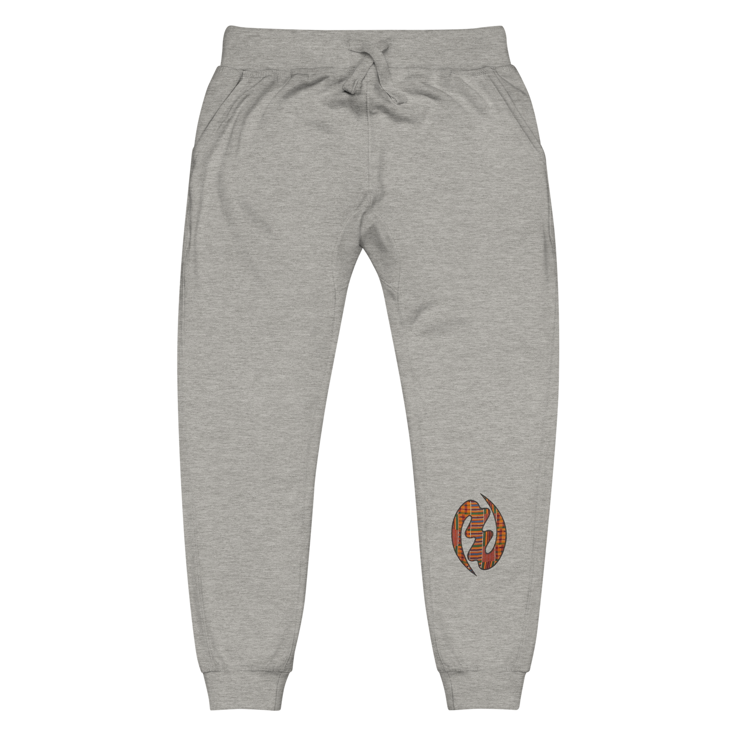 Gye Nyame Kente Print Unisex Fleece Sweatpants