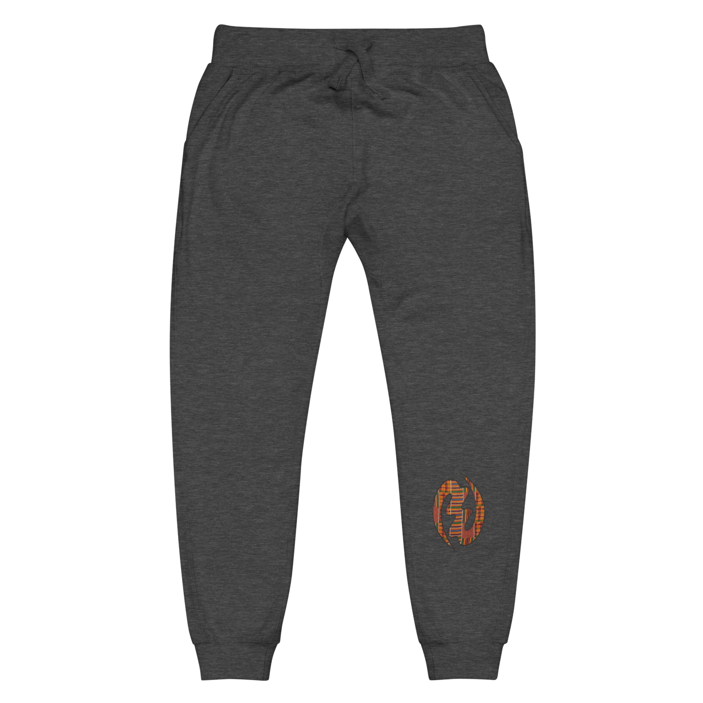 Gye Nyame Kente Print Unisex Fleece Sweatpants