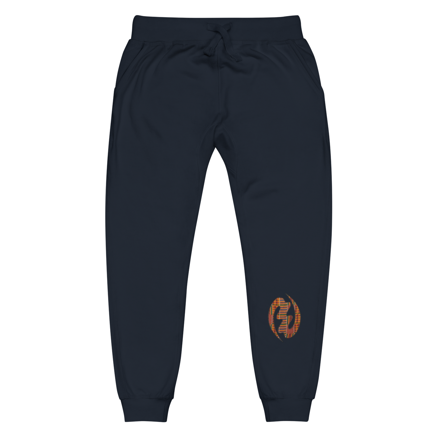 Gye Nyame Kente Print Unisex Fleece Sweatpants