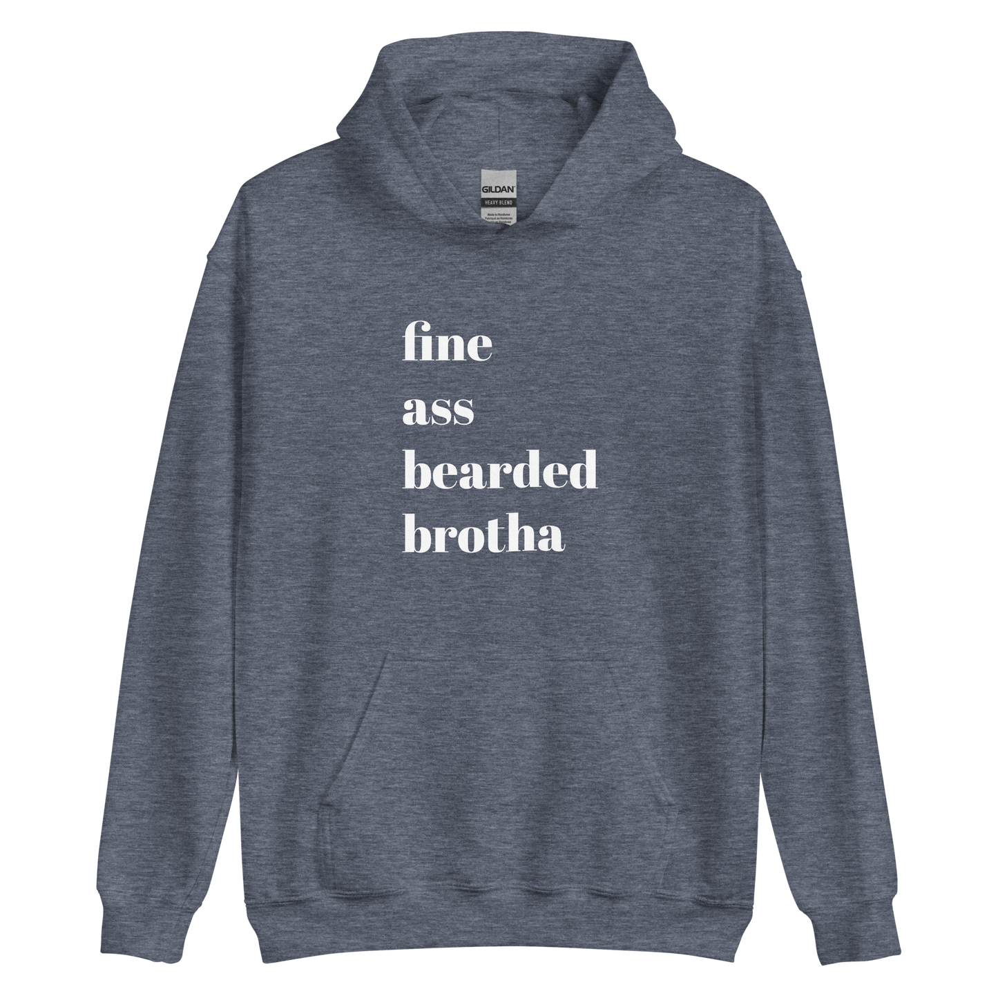 (FABB) Fine Ass Bearded Brotha Men's Hoodie