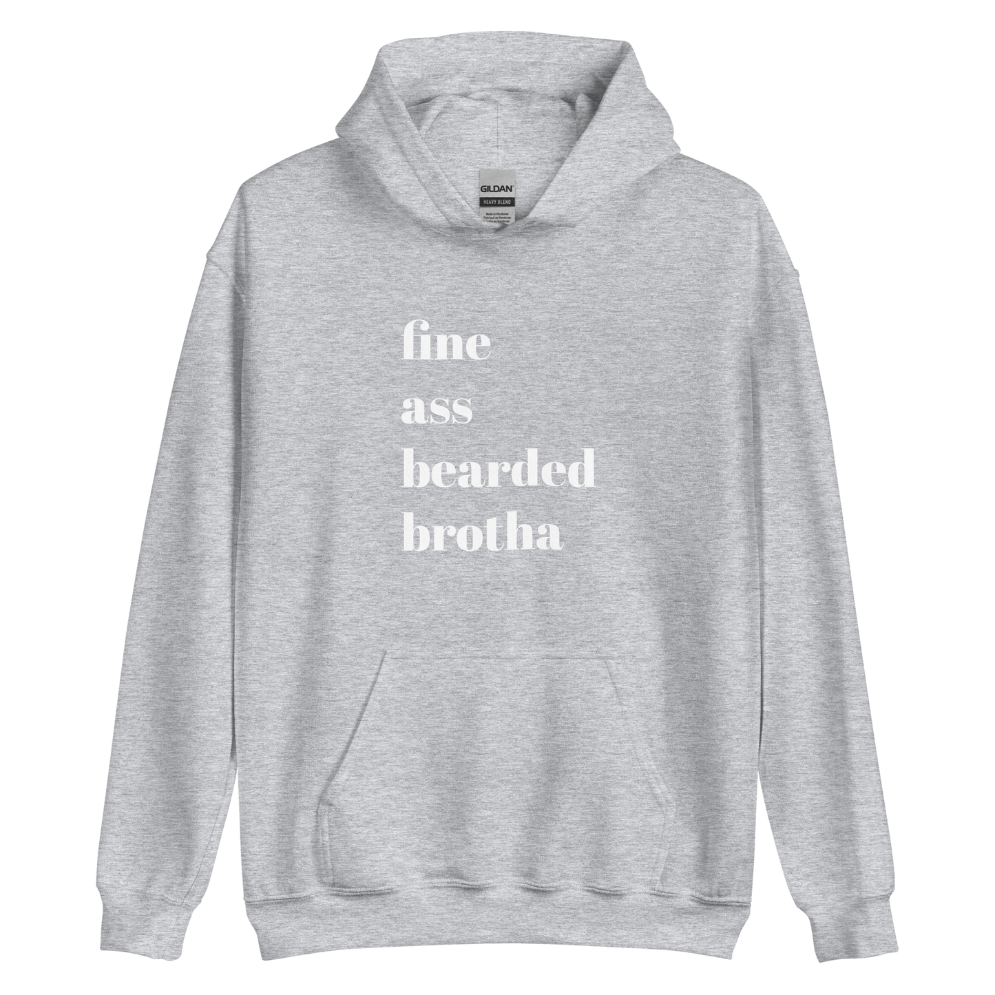 (FABB) Fine Ass Bearded Brotha Men's Hoodie