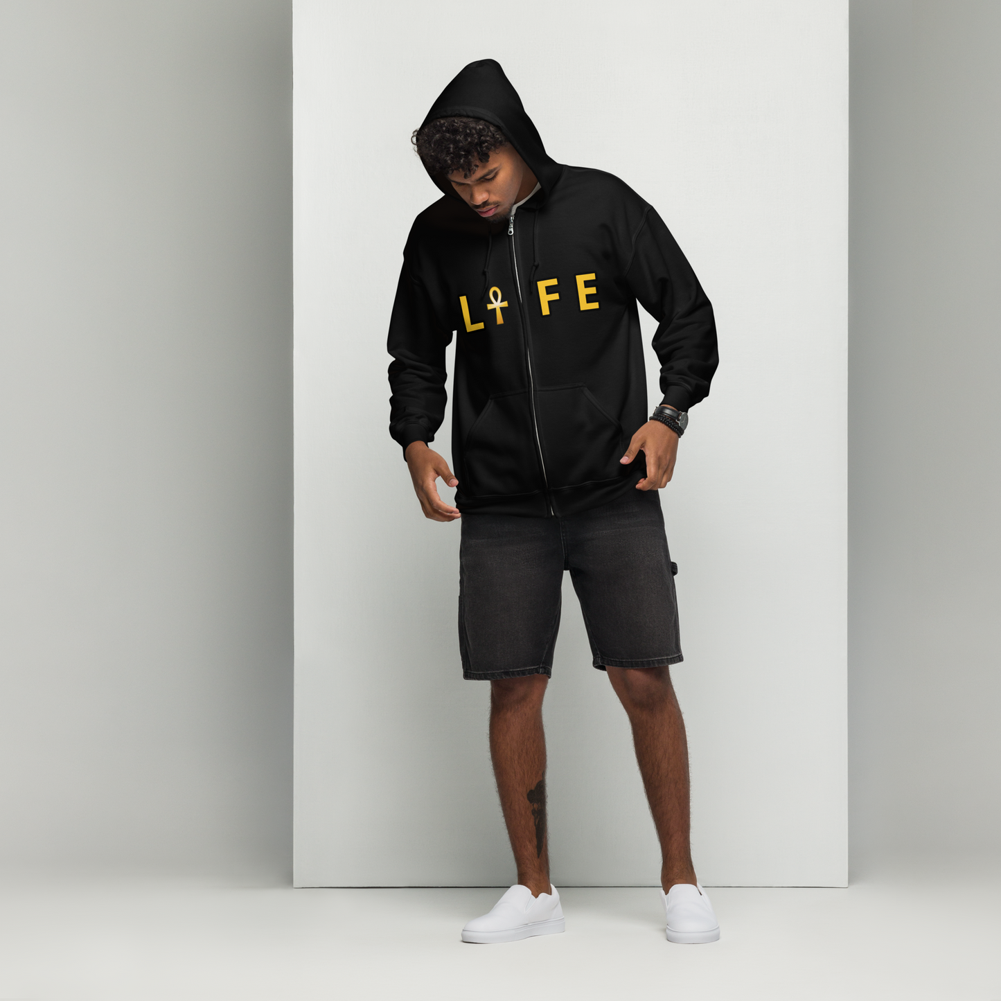 L☥FE Unisex Heavy Blend Zip Hoodie